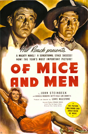 Photo of 1939's movie Of Mice And Men